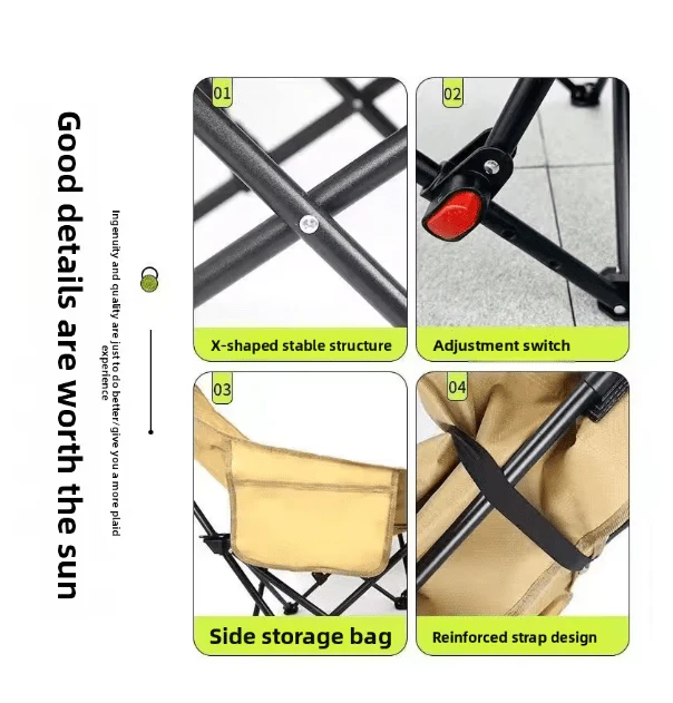 Outdoor Reclining Folding Chair